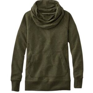 L.L. Bean Women’s Cozy Pullover Large Green